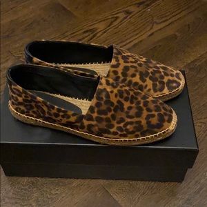 COPY - New Saint Laurent Leopard-Print Espadrilles